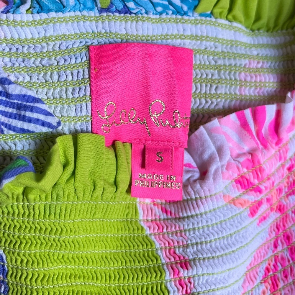 Lilly Pulitzer Rivera Midi Sundress Matcha Green Boho Babe with Pockets - Picture 7 of 9
